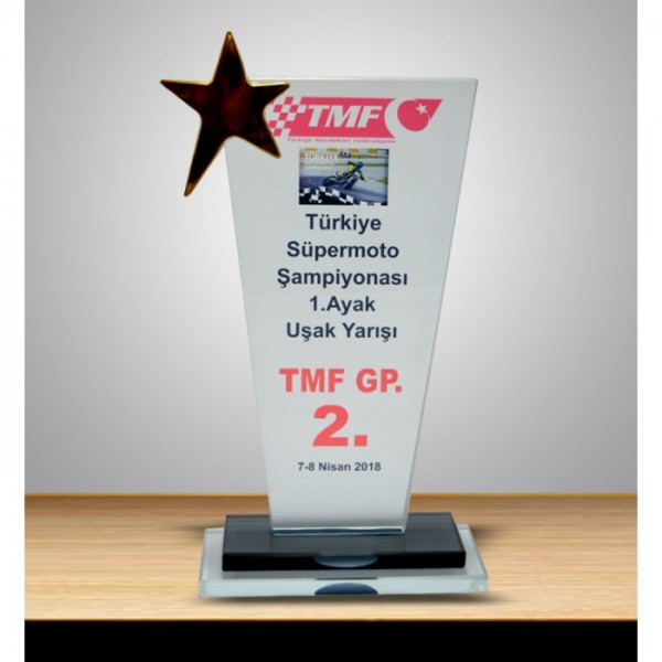 VİP KP 202 Ödül Kristal Plaket 