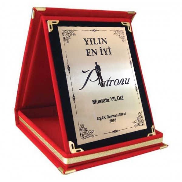 Yılın En İyi Patronu Plaket 