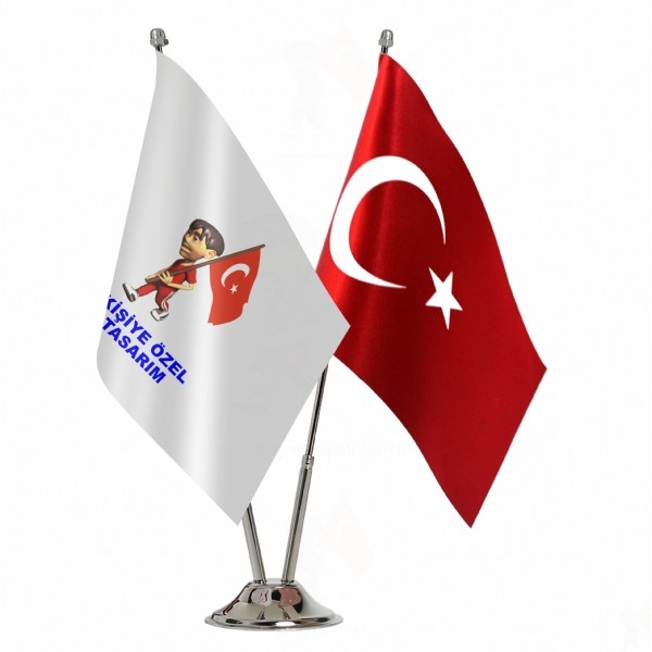 İkili Türk Masa Bayrak Takımı