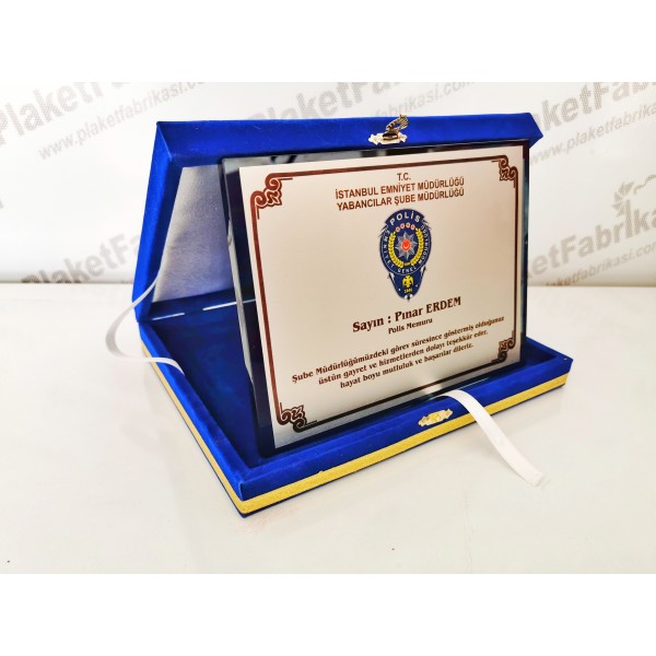 15x20 cm Polis Tayin Plaket 15x20 cm Polis Tayin Plaket