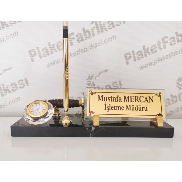 Halmak Mermer Masa İsimliği