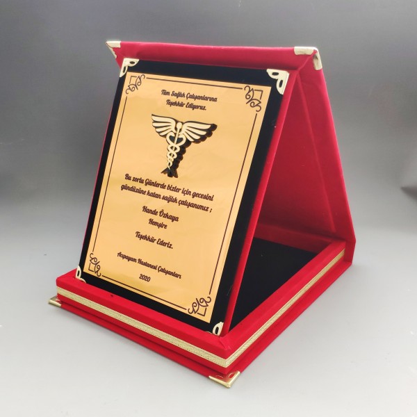 Kabartma Logolu 12x16 Albüm Plaket