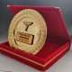 20cm Kutulu Gold Tabak Plaket 