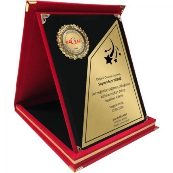 15x20 Fasetli Özel Kesim Plaket 