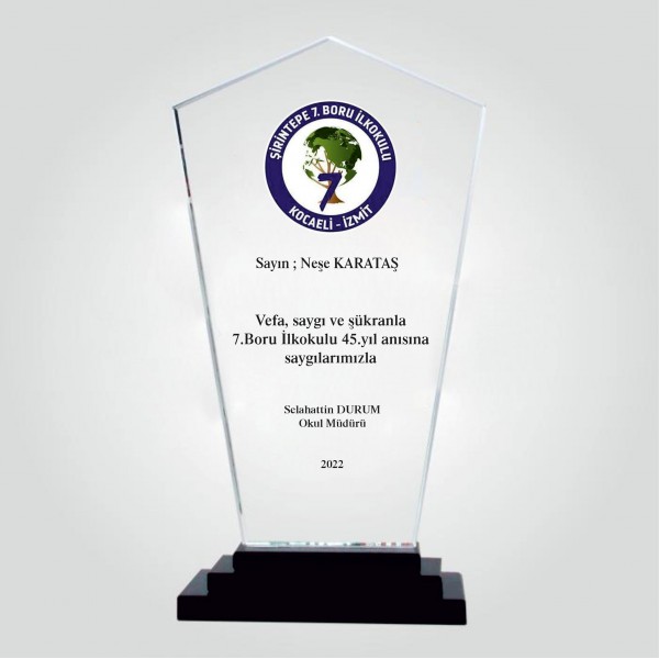 Kristal Plaket KP 396